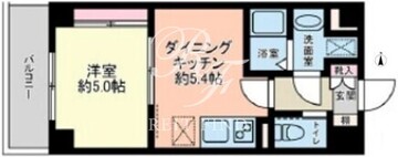 グローリオシェルト新宿山吹町 101 間取り図