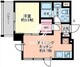グローリオシェルト新宿山吹町 501 間取り図