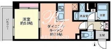 グローリオシェルト新宿山吹町 303 間取り図
