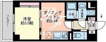 グローリオシェルト新宿山吹町 202 間取り図