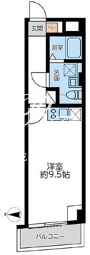 グランカーサ馬込1 303 間取り図