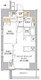 リビオメゾン新宿ウエスト 1301 間取り図