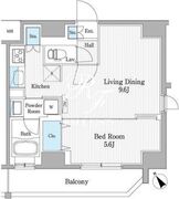 パティオスクエア御茶ノ水 502 間取り図