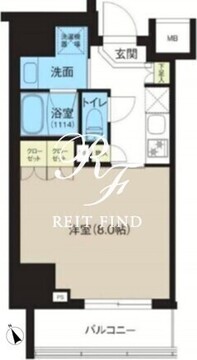 レオーネ文京音羽 501 間取り図