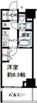 グレイスコート目黒 606 間取り図