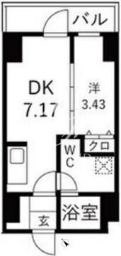 トラディス森下 202 間取り図