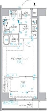 ベルシードアルファ押上イースト 805 間取り図