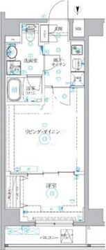 ベルシードアルファ押上イースト 205 間取り図