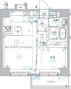 ベルシードアルファ押上イースト 201 間取り図