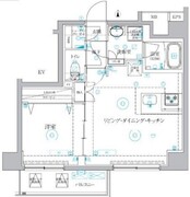 ベルシードアルファ押上イースト 301 間取り図