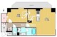 Villa M01 602 間取り図