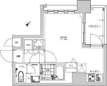 ハーモニーレジデンス早稲田夏目坂 603 間取り図