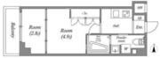 ＭＦＰＲコート菊川 404 間取り図