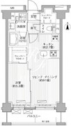 メゾンカルム市谷仲之町 405 間取り図