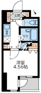 フォレシティ六本木 505 間取り図
