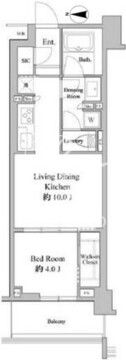ドゥーエ西馬込 202 間取り図