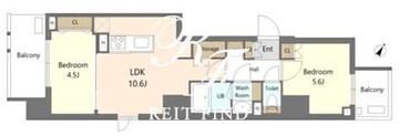 エスレジデンス浅草ディバース 402 間取り図