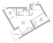 グランデュオ梅ヶ丘 102 間取り図 ?>