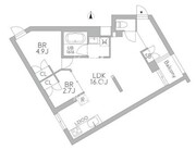 グランデュオ梅ヶ丘 202 間取り図 ?>