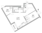 グランデュオ梅ヶ丘 302 間取り図 ?>