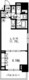 レジディア杉並方南町 334 間取り図
