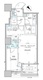 パークタワー勝どき S-1723 間取り図