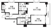 レジディア三軒茶屋2 104 間取り図