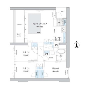ガーデニエール砧ウエスト 227 間取り図