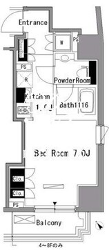 パークアクシス新板橋イースト 304 間取り図