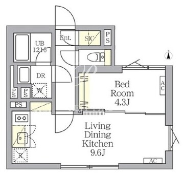 TKS中野新橋 102 間取り図