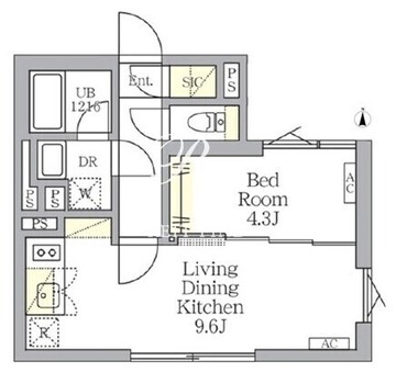 TKS中野新橋 402 間取り図