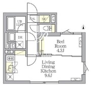TKS中野新橋 302 間取り図 ?>