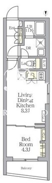 TKS中野新橋 101 間取り図