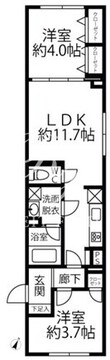 クリオ ラモード水天宮前 402 間取り図