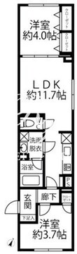 クリオ ラモード水天宮前 202 間取り図