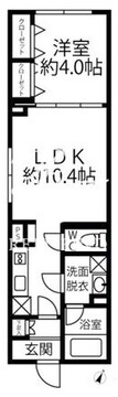 クリオ ラモード水天宮前 301 間取り図
