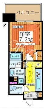 プレミスト山吹神楽坂 1002 間取り図