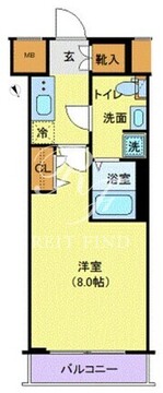 ジェノヴィア浅草駅前スカイガーデン 602 間取り図