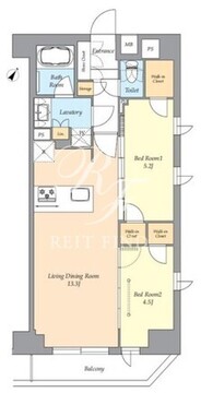 アイフラット渋谷西原 207 間取り図