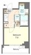 エスレジデンス新宿早稲田アヴェリス 605 間取り図