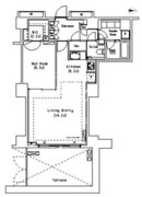 パークアクシス代官山 101 間取り図