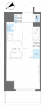 ハーモニーレジデンス品川WEST 302 間取り図