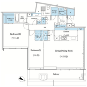 二番町テラス 1004 間取り図
