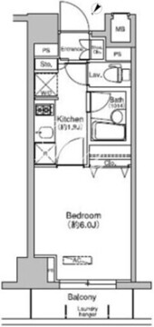プラウドフラット荻窪2 702 間取り図