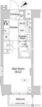 プラウドフラット板橋本町 201 間取り図