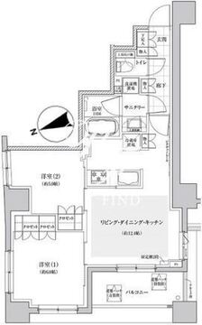 ステラメゾン三軒茶屋 1002 間取り図