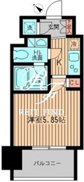 レジディア大森 604 間取り図