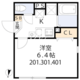 グラシア・ベイ大森 301 間取り図