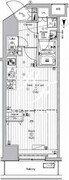 プレミアムキューブ代々木上原 503 間取り図 ?>