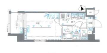 ズーム品川南 603 間取り図